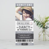 Billets de baseball Invitations d'anniversaire (Debout devant)