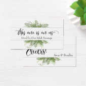 Billets de Boisson | Bouquet de Feuillage Abstrait (Bureau)