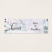 Billets de Boisson | Bouquet de Fleurs Aquarelle C (Dos)
