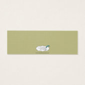 Billets de boisson Circular Green et Creme Monogra (Dos)