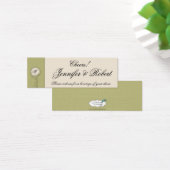 Billets de boisson Circular Green et Creme Monogra (Bureau)