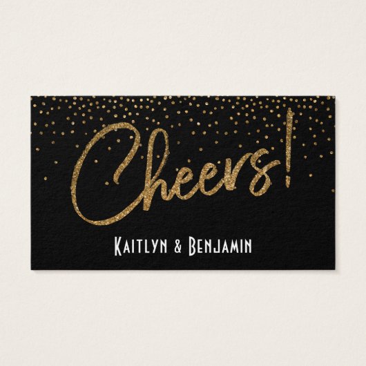 Billets de boisson, Confetti Parties scintillant o (Dos)