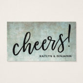 Billets de boisson décontractés avec typographie g (Dos)