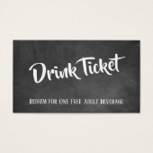 Billets de Boisson Gratuits sur Fond de Tableau No (Devant)
