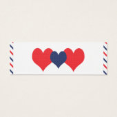 Billets de boisson Mariage Americana Hearts (Dos)