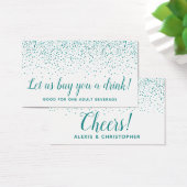 Billets de Boisson Mariage Paillettes Confettis Sa (Bureau)