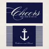 Billets de boisson nautique - Pack de 100 (Devant & derrière)