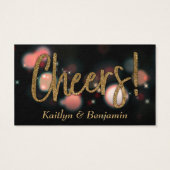 Billets de boisson, Parties scintillant or avec Re (Dos)