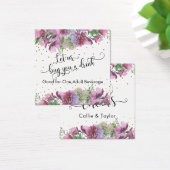 Billets de Boisson Typographie Confettis Fleurs Sa (Bureau)