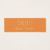 Billets de boissons polyvalents en crème, orange e (Dos)