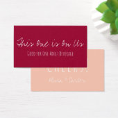 Billets de boissons polyvalents en rouge Vintage e (Bureau)