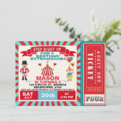 Billets de cirque Boys Invitation de fête d'annive (Debout devant)