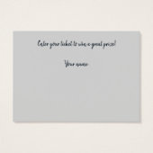 Billets de Fête des mariées bleu et rose Navy (Dos)