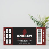 Billets de football Anniversaire Fête Invitation (Debout devant)