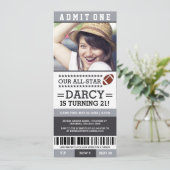 Billets de football Invitations d'anniversaire (Debout devant)