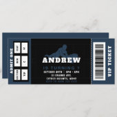 Billets de la ligue de rugby Invitation de fête d' (Devant / Derrière)