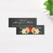 Billets de Mariage à fleurs orange de sang (Bureau)