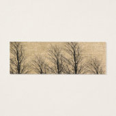 Billets de Mariage Burlap et Birch Posh (Dos)