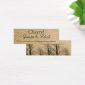 Billets de Mariage Burlap et Birch Posh (Bureau)