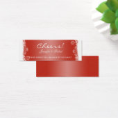 Billets de Mariage de Snowflake rouge et blanc (Bureau)