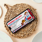 Billets de sport Couples Baby shower Invitation