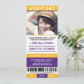 Billets de sport Invitations de la fête de révélat (Debout devant)