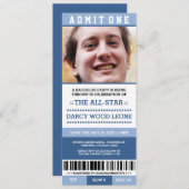 Billets de sport Invitations du Bachelor Party (Devant / Derrière)