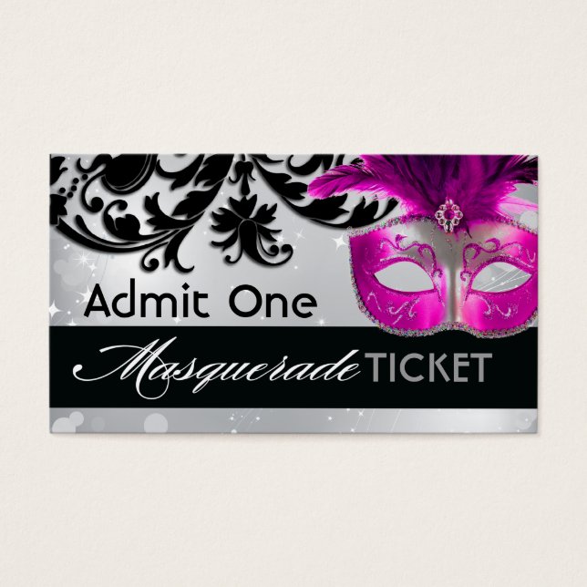Billets d'entrée Masquerade (Devant)