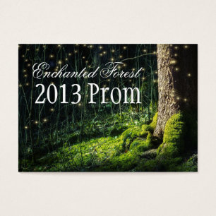 Billets enchantés de bal d'étudiants de forêt -