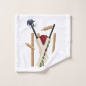 Billets Et Boule De Cricket, Serviettes De Bain (Gant de toilette)