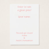 Billets Fêtes des mariées (Dos)