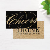 Billets Gold et Black Drink - Pack de 100 (Bureau)