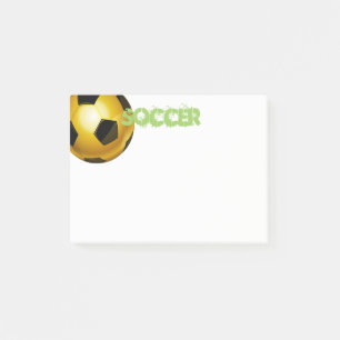 Billets post-it du bal de football