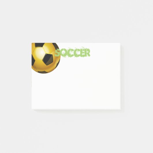 Billets post-it du bal de football (Devant)