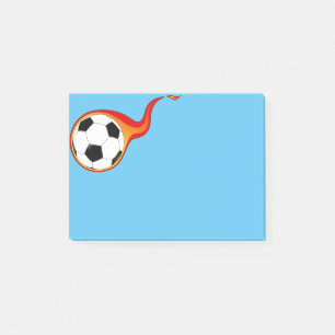 Billets post-it du ballon de football flamand