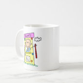 Billets Pour La Foire Stick Figure Mug (Devant gauche)