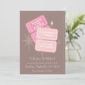 Billets vidéo Enregistrer la carte de date (Brown) (Debout devant)