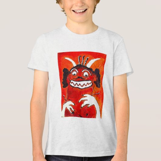 Billi Bosch & Das Monster Tri-Blend Shirt (Voorkant)