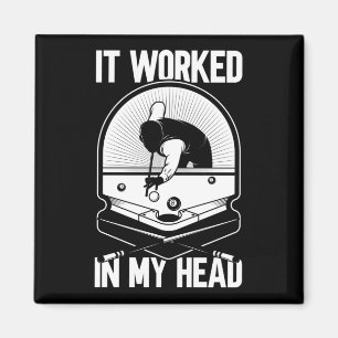 Billiard 8 Ball Het werkte mijn hoofdpoolspeler Magneet