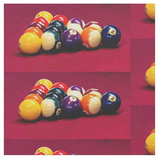 Billiard Ball Fabric Stof (Close Up)