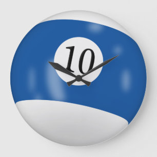 Billiard Ball Number 10 Grote Klok