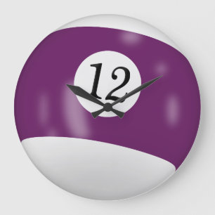 Billiard Ball Number 12 Grote Klok