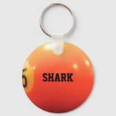 Billiard Ball Persoonlijke Sleutelhanger (Achterkant)