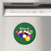 Billiard Balls Design Magnet (In Situ (Lave-vaisselle))