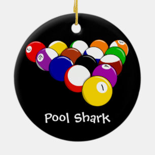 Billiard Balls Design Ornement