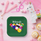 Billiard Balls Design Paper Bord (Feest)