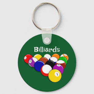 Billiard Balls Design Sleutelhanger