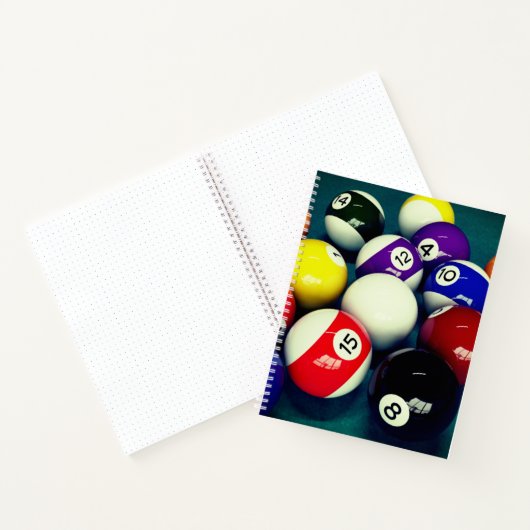 Billiard Balls Notitieboek (Binnen)