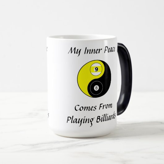 Billiard Morpher Mug (Devant droit)