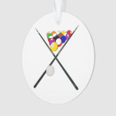 Billiard Pool Balls et Cues (devant)